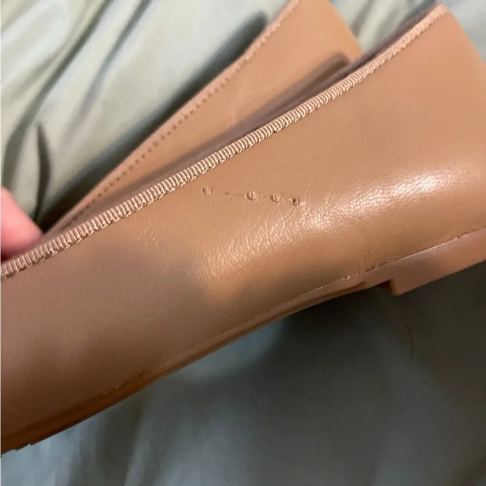 Michael Kors Beige Ballet Flats with Bow - Picture 6 of 6